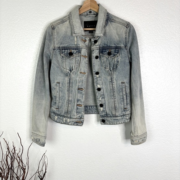 BLANK NYC Cinched Denim Jacket - Picture 2 of 8